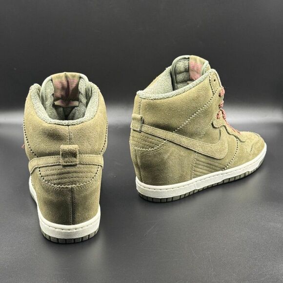 Nike Wmns Dunk Sky Hi Wedge 'Medium Olive' - Picture 12 of 13